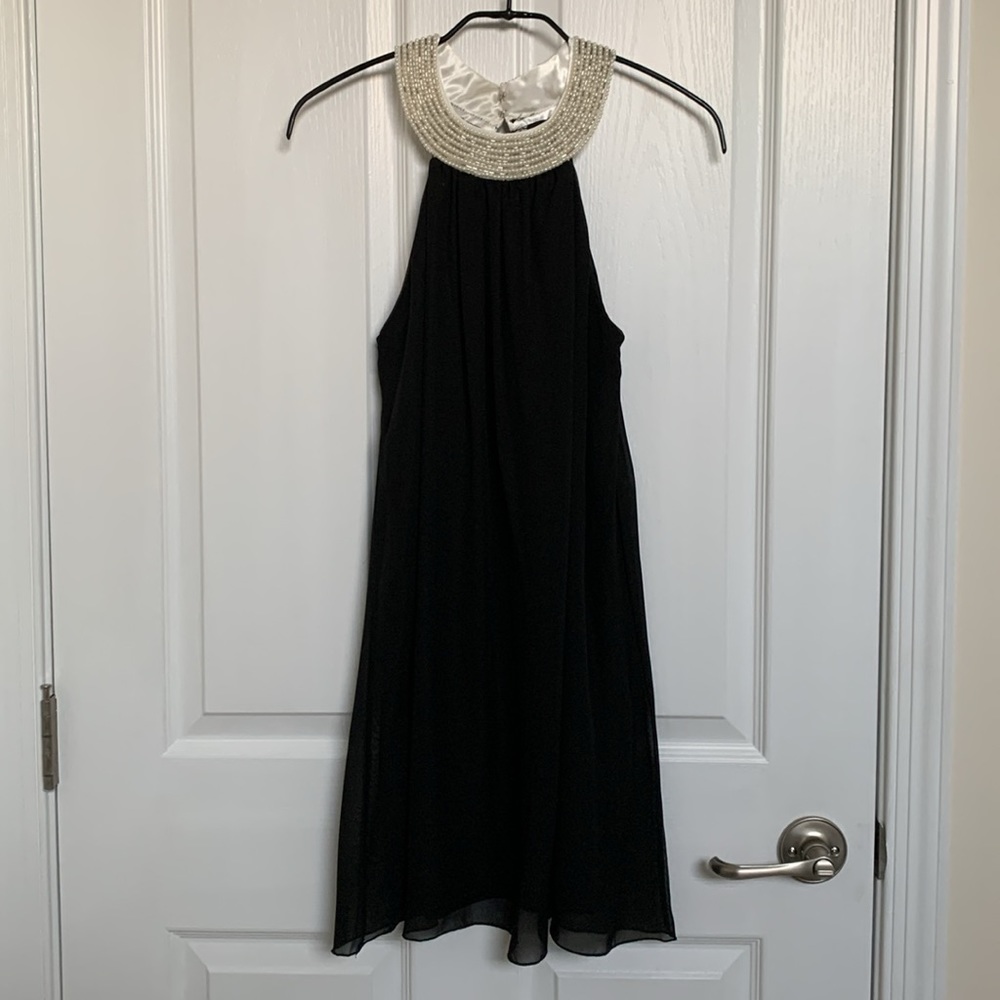 Black Chiffon Dress